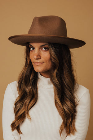 Brown Finley Wool Hat