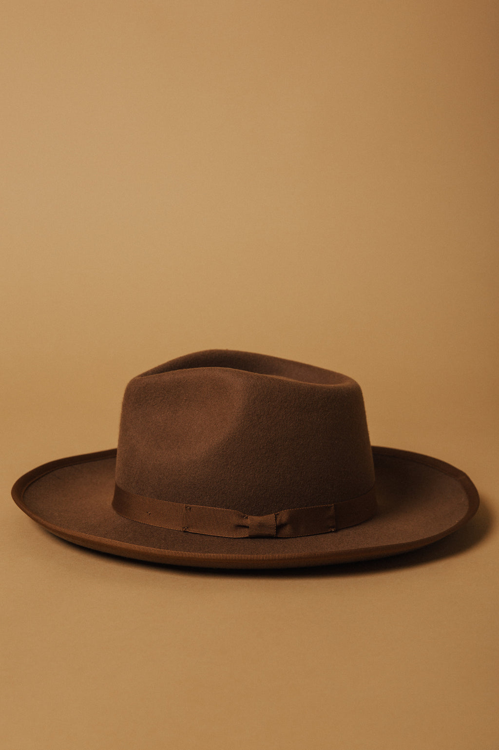 Brown Finley Wool Hat