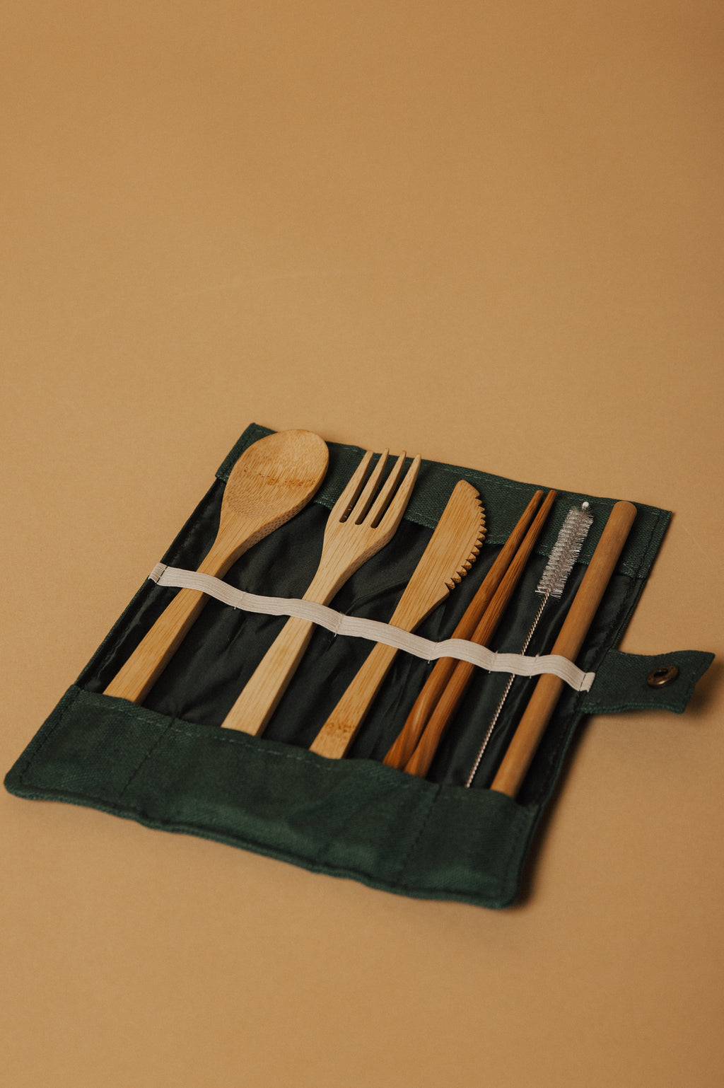 Bamboo Travel Cutlery Set