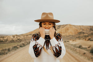 Brown Finley Wool Hat