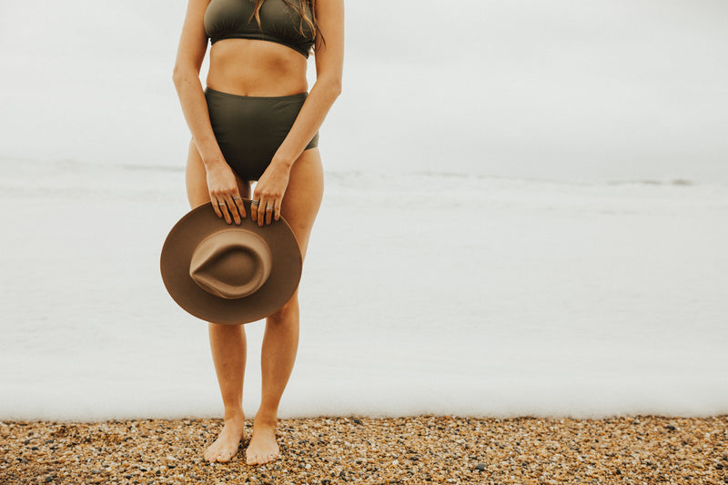 Brown Finley Wool Hat