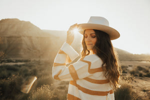 White Finley Wool Hat